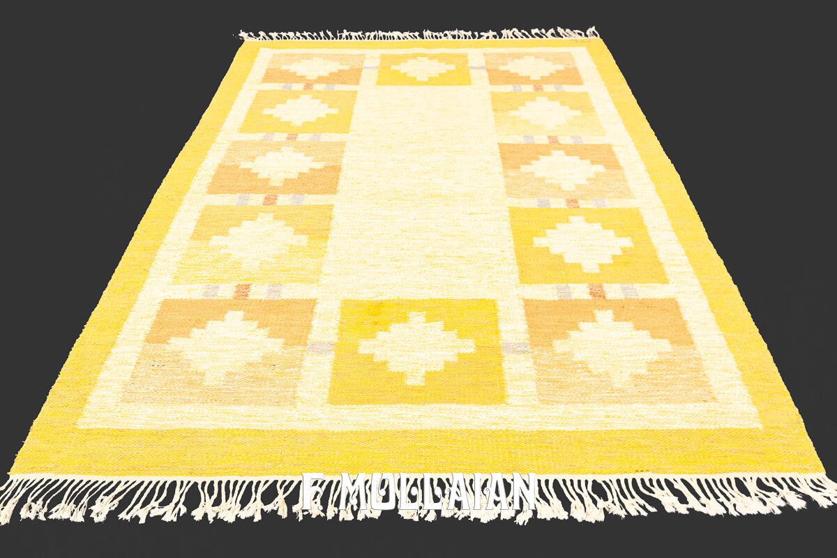 Scandinavian Rug Signed DL n°:749705